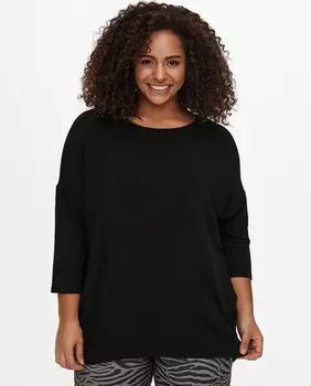 Рубашка женская Only Carmakoma, черный