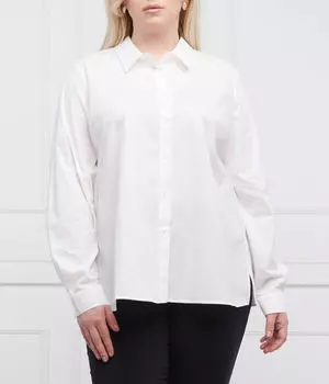 Рубашка женская Persona By Marina Rinaldi свободного кроя, белый