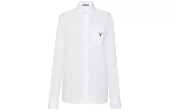 Рубашка женская Prada классическая, белый