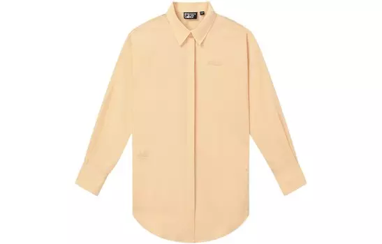 Рубашка женская розовая светло-оранжевая Fila