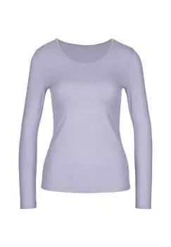 Рубашка женская с длинными рукавами, круглым вырезом Natural Comfort CALIDA, цвет Lanquid Lavender Xxs