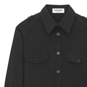 Рубашка женская Saint Laurent, черный