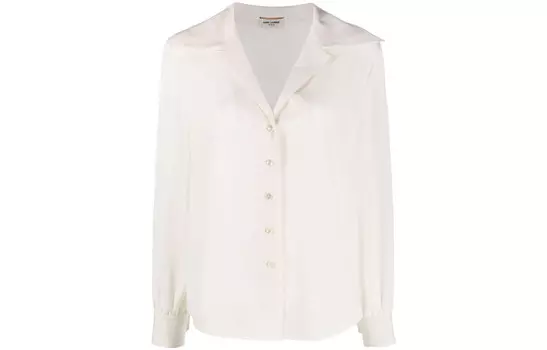 Рубашка женская Saint Laurent на пуговицах, белый