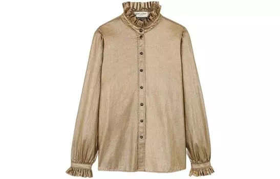 Рубашка женская Saint Laurent, золотой