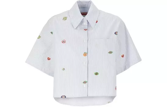 Рубашка женская синий Kenzo