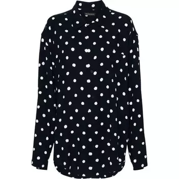 Рубашка женская синяя Balenciaga