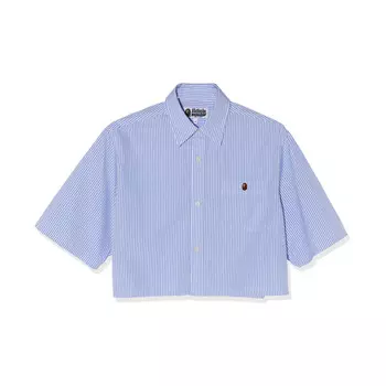 Рубашка женская синяя BLX A Bathing Ape