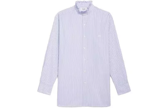 Рубашка женская синяя Celine