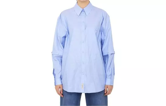 Рубашка женская синяя Gucci