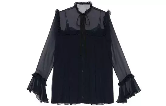 Рубашка женская синяя Gucci