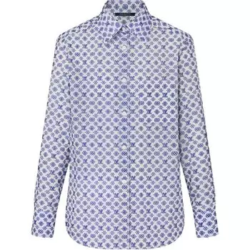 Рубашка женская синяя Louis Vuitton