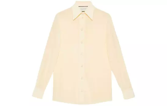 Рубашка женская светло-бежевая Gucci