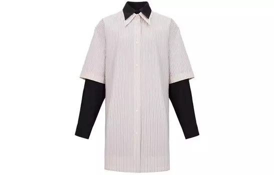 Рубашка женская светло-фиолетовая Mm6 Maison Margiela