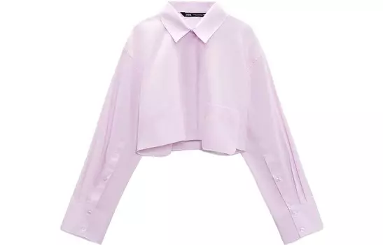 Рубашка женская светло-фуксия Zara