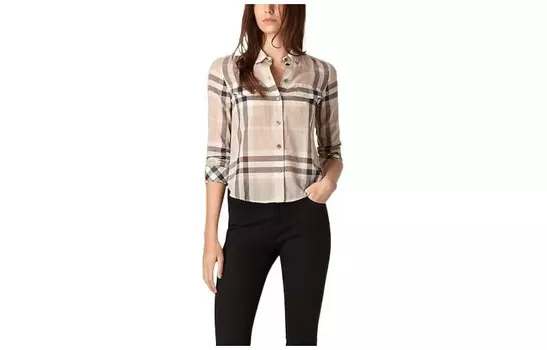 Рубашка женская светло-хаки Burberry