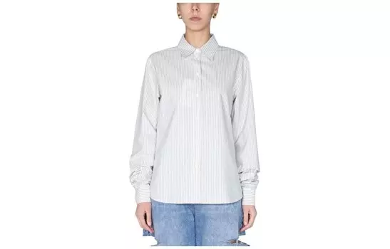 Рубашка женская светло-коричневая Mm6 Maison Margiela