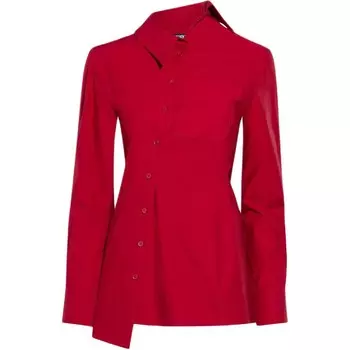 Рубашка женская темно-красная Jacquemus