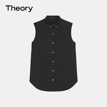 Рубашка женская Theory без рукавов, черный