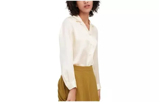 Рубашка женская Uniqlo, белый