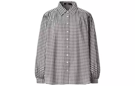 Рубашка женская Uniqlo, черный