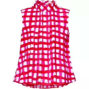 Рубашка женская Uniqlo, фуксия