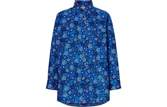 Рубашка женская Uniqlo, синий