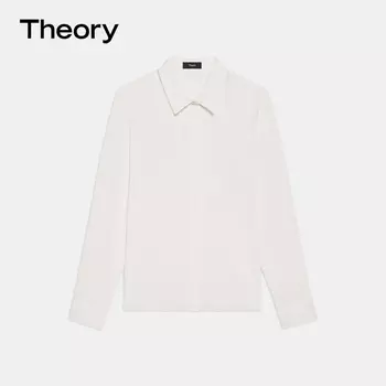 Рубашка женская узкого кроя, Theory, черный