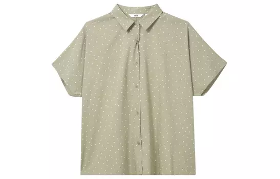 Рубашка женская Verdant Green Uniqlo