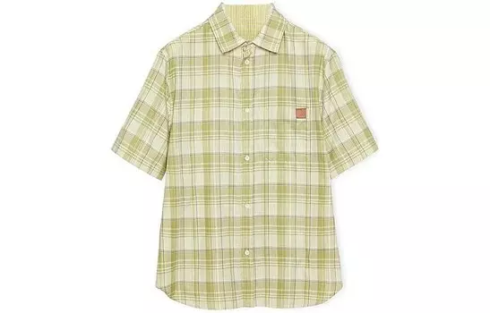 Рубашка женская зеленая Loewe