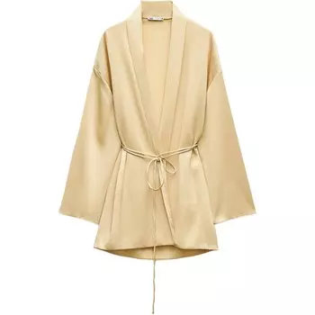 Рубашка женская желтая Zara