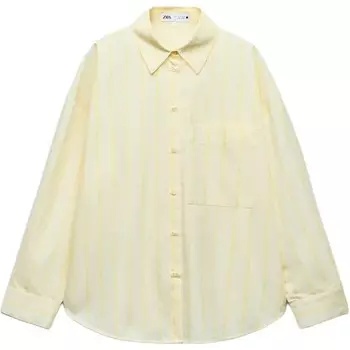 Рубашка женская желтая Zara
