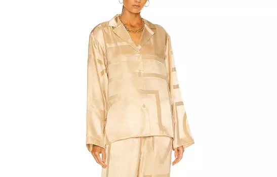 Рубашка женская золотые TOTEME, Gold