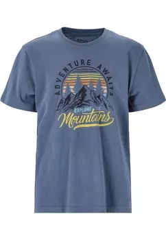 Рубашка ZigZag Minka, синий