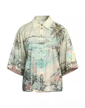 Рубашка Zimmermann, светло-зеленый