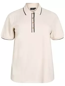 Рубашка Zizzi Casila, светло-бежевый