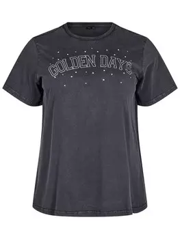 Рубашка Zizzi Efiona, серый