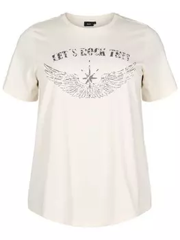 Рубашка Zizzi EROSA, бежевый