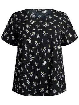 Рубашка Zizzi Fltracy, черный