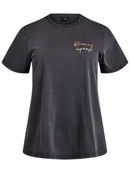 Рубашка Zizzi Vave, антрацит