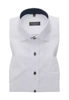 Рубашки деловые, воротник Кент, комфортная посадка, мужские ETERNA, белый