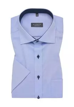 Рубашки деловые, воротник Кент, комфортная посадка, мужские ETERNA, цвет Mittelblau