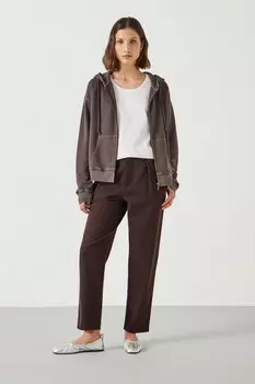 Рубашки из рубинового хлопка со складками Hush, коричневый