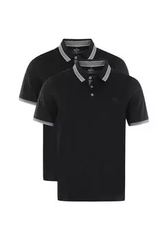 Рубашки-поло, 2 шт пике Hajo, черный