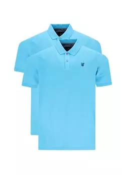 Рубашки-поло, 2 шт пике Hajo, цвет Aqua