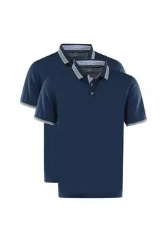 Рубашки-поло, 2 шт пике Hajo, цвет Admiralsblau
