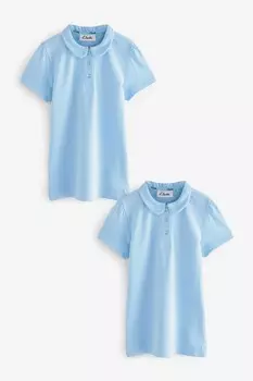 Рубашки поло для девочек, 2 шт в упаковке Clarks, синий