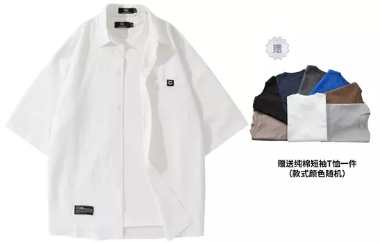 Рубашки унисекс KW, темно-серый