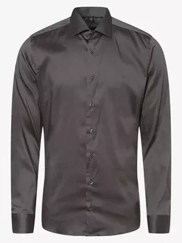 Рубашку легко гладить Eterna Slim Fit, серый