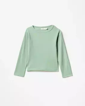 Рубчатая футболка Sfera, зеленый