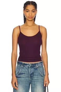 Рубчатая майка Goldie, цвет aubergine